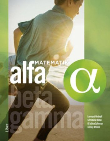 Matematik Alfa Grundbok, ISBN: 9789147130740