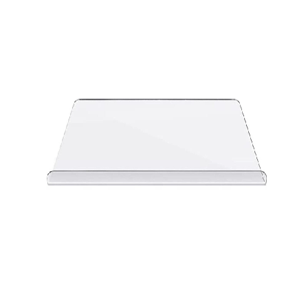 Bestiksæt Køkkenbordplade med Akryl Skærebræt, Bordplade med Transparent Skærebræt med Kanter, Bordpladebeskytter, Hjem og Restau