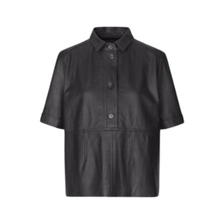 Munthe Meaning Leather Sort, Dame Bluser