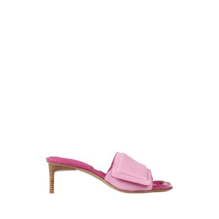 Jacquemus Heeled Mules Pink, Dame Stiletter, Størrelse: 40 EU
