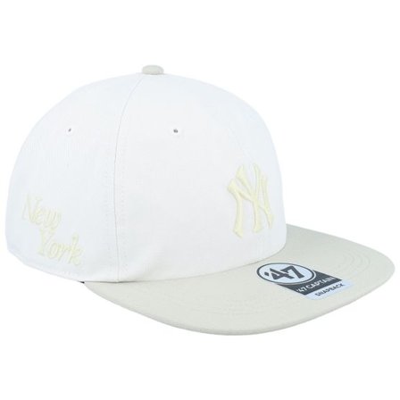 47 Brand - MLB Beige snapback Keps - New York Yankees MLB 47 Tain Rl Sandstone/Beige Snapback @ Hatstore