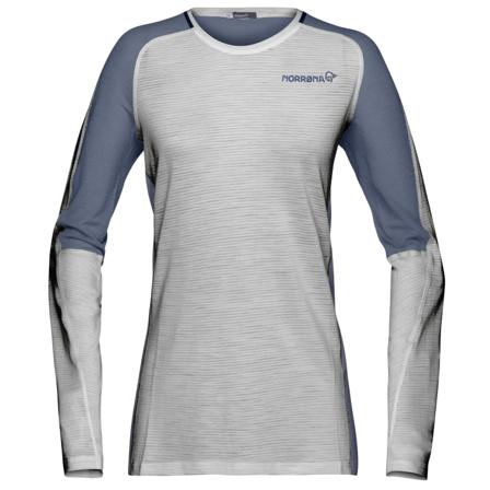 Norrøna Women's Bitihorn Wool Shirt Women base layer tops Grey L