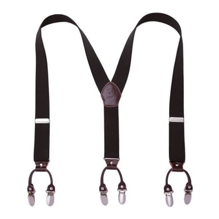 {NT} Miesten henkselit, leveät, 6 klipsiä, miesten Y-selkä henkselit, joustavat ja kestävät, säädettävät henkselit, vahvat metalliklipsit