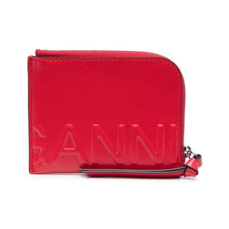 Ganni Ganni Accessories Rød, Dame Punge og Kortholder, Størrelse: ONE Size