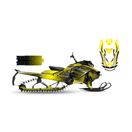 Tarrasarja SweTown Mondaze - Keltainen - Ski-Doo Summit X 850 E-Tec 175 2018-2022