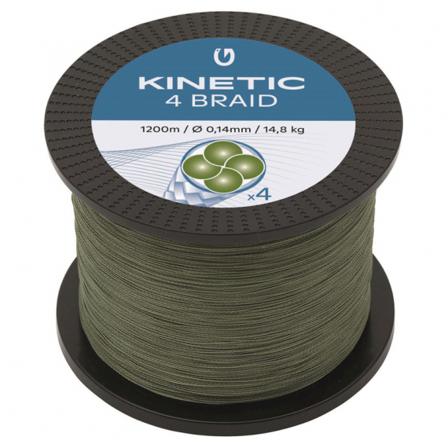 Kinetic 4 Braid 1200m Dusty Green 0,20mm/18,0kg
