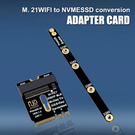 M.2 A+E til NVME SSD Adapter M2 WIFI Interface A/E Nøgle til M Nøgle