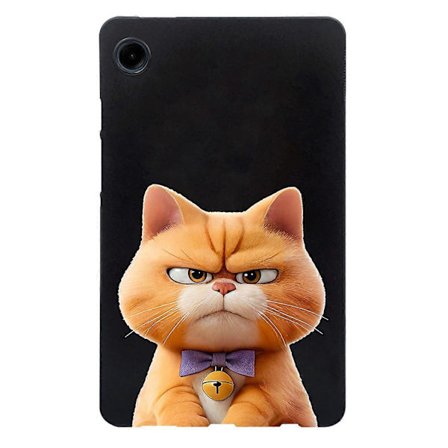 Skal för Samsung Galaxy Tab A9 med mönstertryck, tunt TPU-skyddsfodral för surfplatta - Garfield Cat (8,7 tum)