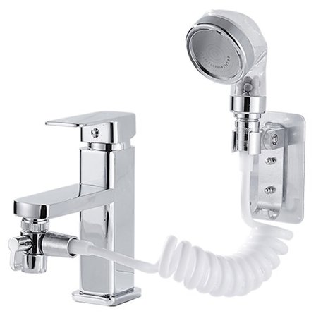 Håndbrusersæt til vask, håndholdt badeværelsesarmatur med 3 spraytilstande til H