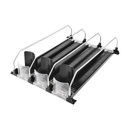 Hjemmeverktøysett 3 stk Supermarked Fryser Drikke Pusher Kjøleskap Drikkehylle Drikke Automatisk Pusher