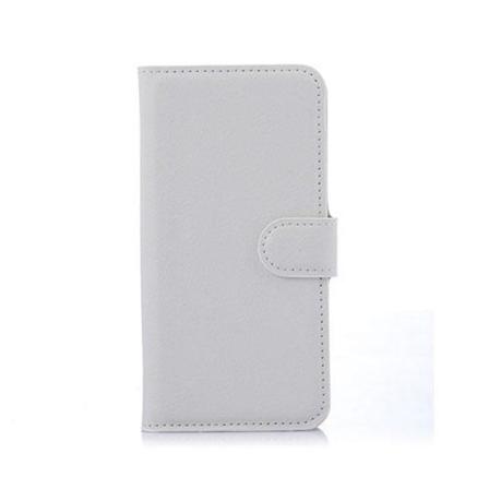 Lönnrot Samsung Galaxy S6 Læder Etui Med Kort Holder - Hvid White