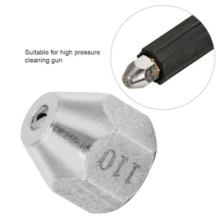 Rengjøringsrør-dyse 25-graders viftetype 304 rustfritt stål M14 hunn-gjenger erstatningssett 1,5 mm