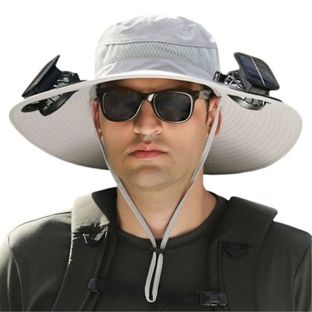 Solbeskyttende hat Multifunktionel udendørshat Fiskehat Bredskygget hat