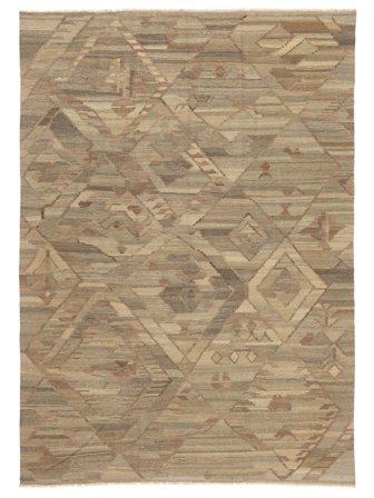 Koberec Kelim Ariana Trend 205X296 Hnědá/Oranžová (Vlna, Afghánistán)