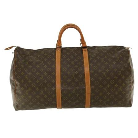 Louis Vuitton Vintage, Pre-owned Canvas travel-bags Bruin, Dames, Maat:ONE Size,leer