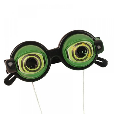 Skøre briller til børn - Nye og kreative sjove rekvisitbriller til legetid og fester (grøn)