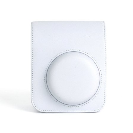 För Instax Mini 12 case Resväska PU-läder Mjuk axelväska för Fujifilm Film Camera Bag + Axelrem