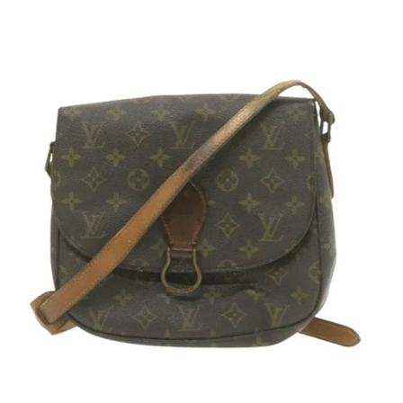 Louis Vuitton Vintage, Pre-owned Leather louis-vuitton-bags Bruin, Dames, Maat:ONE Size