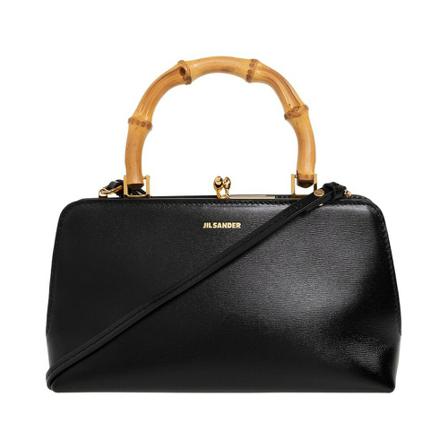 Jil Sander ‘Goji Bamboo Mini’ shoulder Tas , Zwart , Dames , Maat: ONE Size Schoudertassen