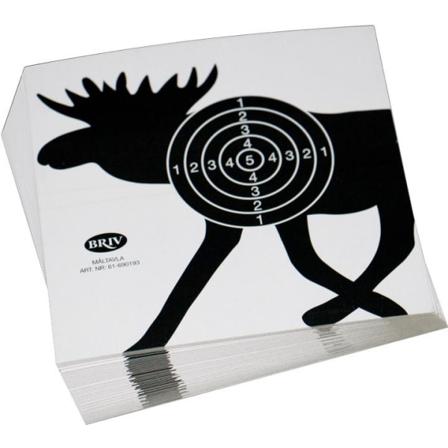 Måltavla Älg 50 st