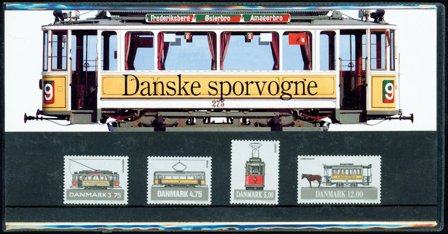 Danmark 1994 - Danske Sporvogne - AFA souvenirmappe 15