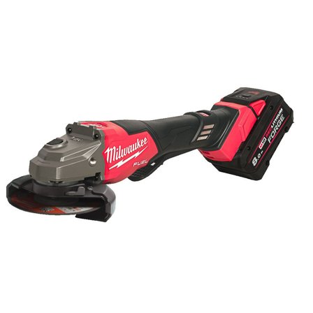 Milwaukee M18 FHSAGO125VXPDB2-802X Vinkelslip med batteri och laddare, Maskiner