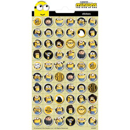 Minions 60 St Klistermärken Klistermärke Minioner