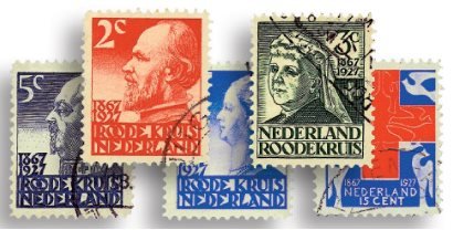 Holland 1927 - NVPH 203-207 - Stemplet