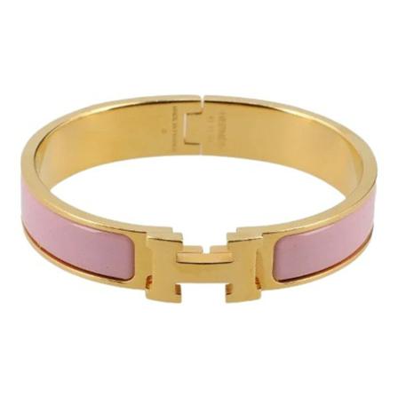 Hermès Vintage Pre-owned Fabric bracelets , Geel , Dames , Maat: S Vintage Sieraden