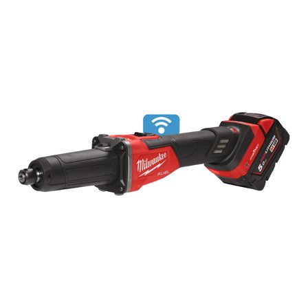 Milwaukee M18 FDGROVB-502X Rakslip med batteri og oplader, Maskiner