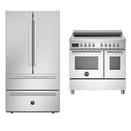 Bertazzoni Professional vitvarupaket 90 cm, rostfritt stål | Vitvaror > Kyl/Frysskåp | Bagaren och Kocken