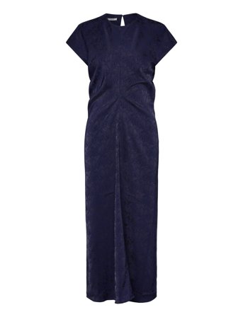 Scotch & Soda | Satin Jacquard Midi Dress | 36