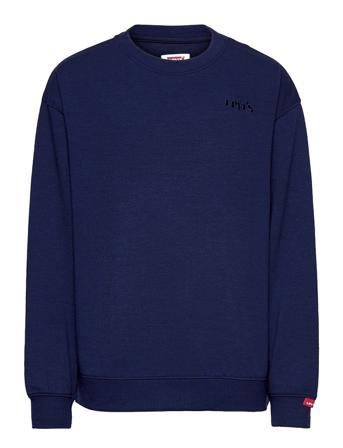 Lvb Graphic Crwneck Sweatshirt Sweat-shirt Genser Blå Levi's