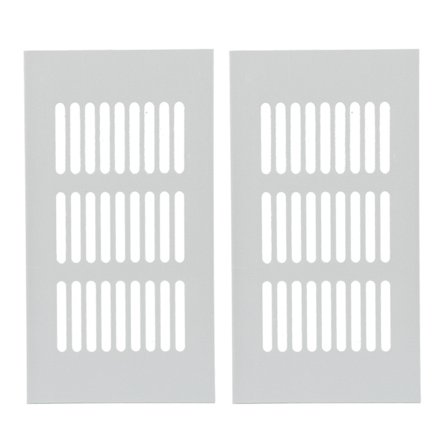 Ilmaventtiilin ritilä Lämpöhajonta Alumiiniseos Hopea Suorakulmainen Ilmastointiritilän Kansi Kaappiin Vaatekaappiin RV-vaunuun 80x150mm/3.14x6in