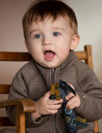 Smallstuff Cardigan - Brown - 92-98