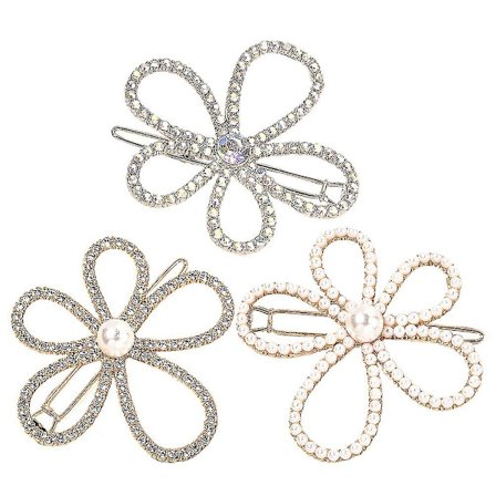 3 stk. Elegante Søde Ekstravagante Sidehårklemmer Hårklemme Fest Hovedbeklædning Hårtilbehør Til Festival Dagligt