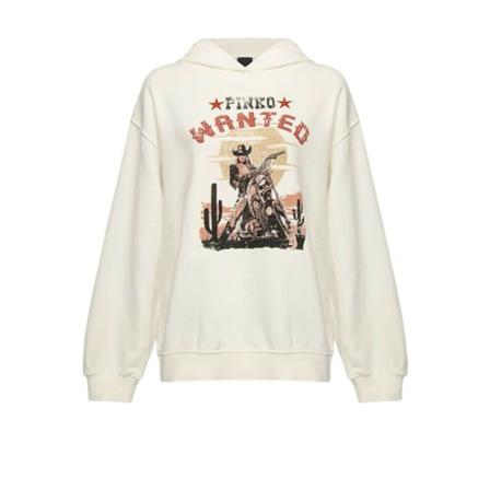Pinko Hoodies Hvid, Dame