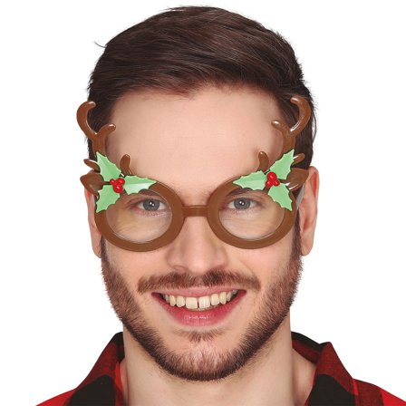 Briller med Reinsdyrhorn og Misteltein