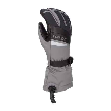 Naisten Hanskat Klim Radiate Snow Castlerock Harmaa/Musta L