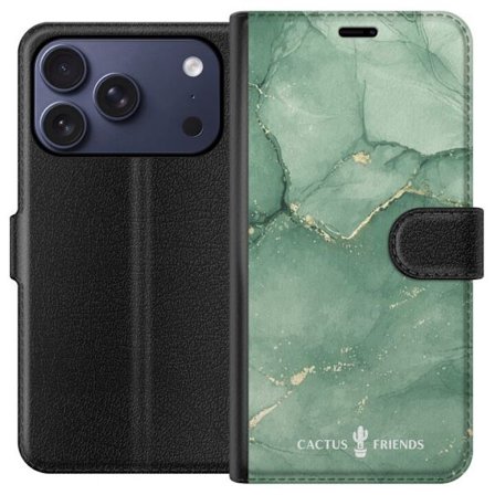 Kompatibelt Lommeboketui til Apple Apple iPhone 17 Pro Cactus and Friends – JadeVeins