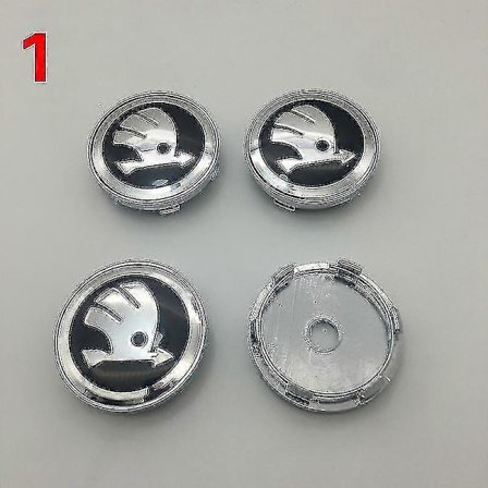 4 stk 60mm Bilhjul Senter Nav Caps Deksel For Skoda Ford Opel Peugeot Volvo Cadillac