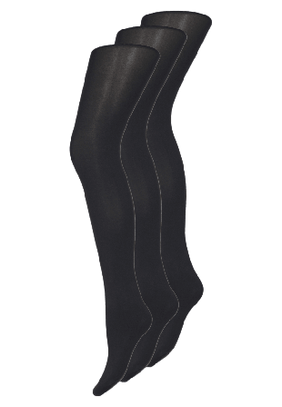 Decoy Microtouch-strumpbyxor | 3-pack| 100 Denier Svart Leggings Dam S-M