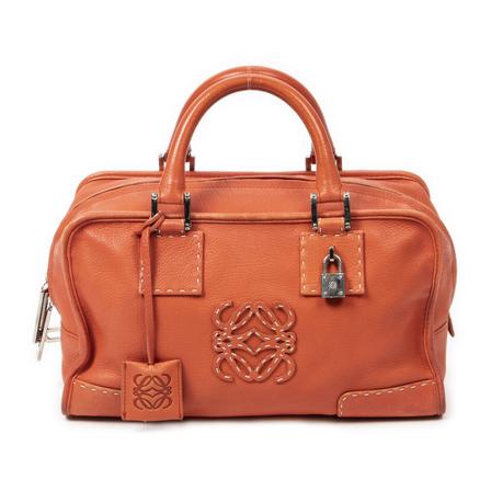 Loewe Pre-owned Handlotions Orange, Dame Vintage Tasker, Størrelse: ONE Size