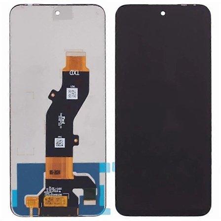 (pow yeah!) Erstatningsdel for itel A80 4G Grad C LCD-skjerm og digitizer-enhet (uten logo)