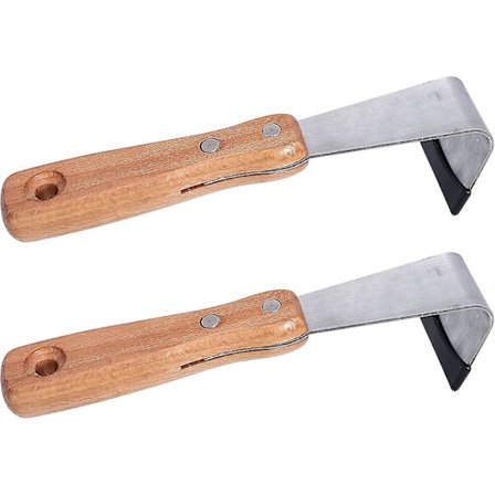 Ukrudtsfjerner Have Bark Scraper Haveværktøjer Andre Manuel Haveværktøjer Sølv-2stk