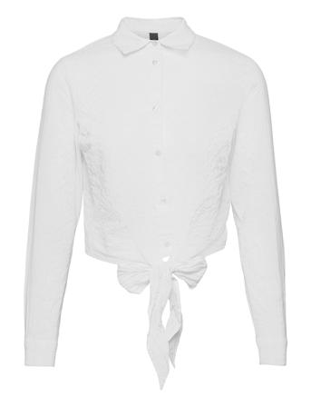 Yasstrilla Ls Shirt - Icon S. White YAS