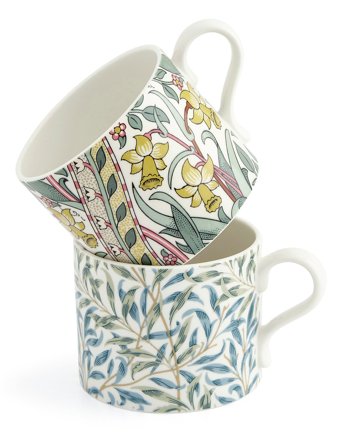 Morris & Co Mug Daffodil & Willow Bough 2-P Patterned Morris & Co