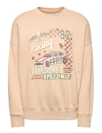 Kids Girls Sweatshirts Sweat-shirt Genser Creme Abercrombie & Fitch