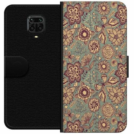 Xiaomi Redmi Note 9 Pro Plånboksfodral Vintage Flowers