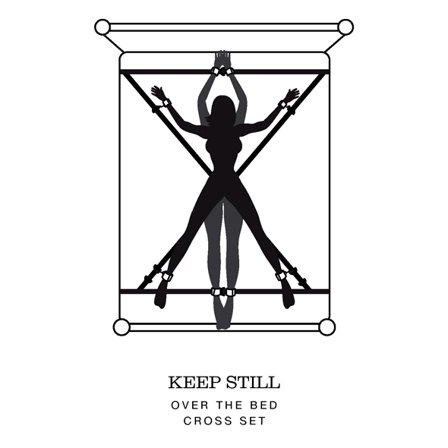 Fifty Shades of Grey: Over the bed cross set - Vuxen.no